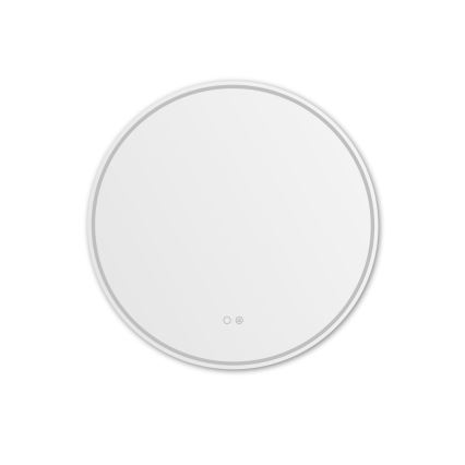 Zuma Line - LED Grijano zidno kupaonsko ogledalo s LED osvjetljenjem/24W/230V 3000/4000/6000K promjer 80 cm IP44