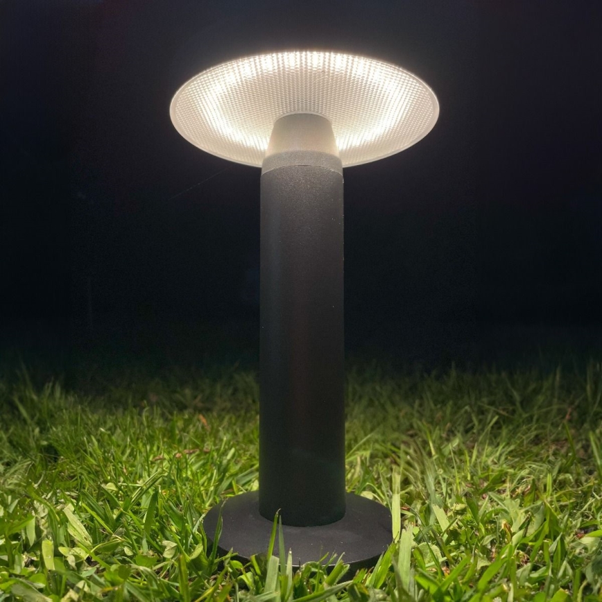 Zuma Line - LED Prigušiva solarna punjiva stolna lampa LED/2W/2000 mAh IP44 crna
