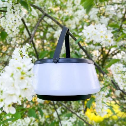 Zuma Line - LED Prigušiva solarna punjiva stolna lampa LED/2,2W/2000 mAh IP44 crna