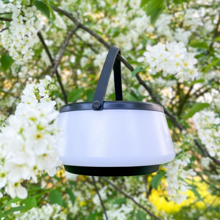 Zuma Line - LED Prigušiva solarna punjiva stolna lampa LED/2,2W/2000 mAh IP44 crna