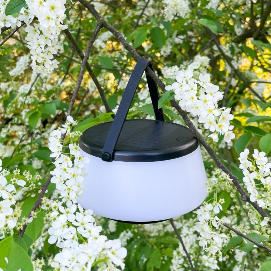 Zuma Line - LED Prigušiva solarna punjiva stolna lampa LED/2,2W/2000 mAh IP44 crna