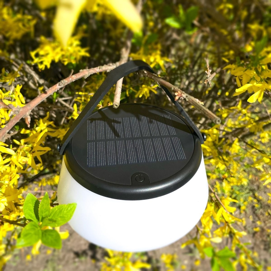 Zuma Line - LED Prigušiva solarna punjiva stolna lampa LED/2,2W/2000 mAh IP44 crna