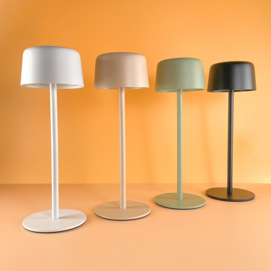 Zuma Line - LED Prigušiva punjiva stolna lampa LED/2W/1200 mAh IP44 crna