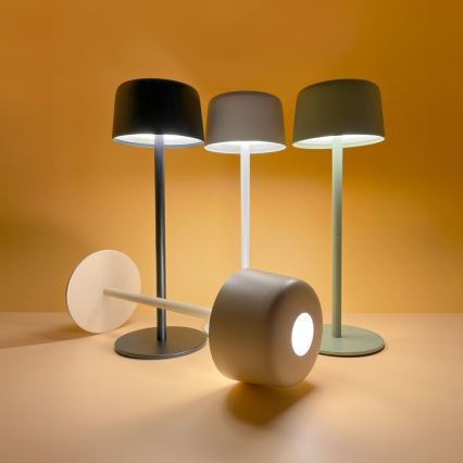 Zuma Line - LED Prigušiva punjiva stolna lampa LED/2W/1200 mAh IP44 crna