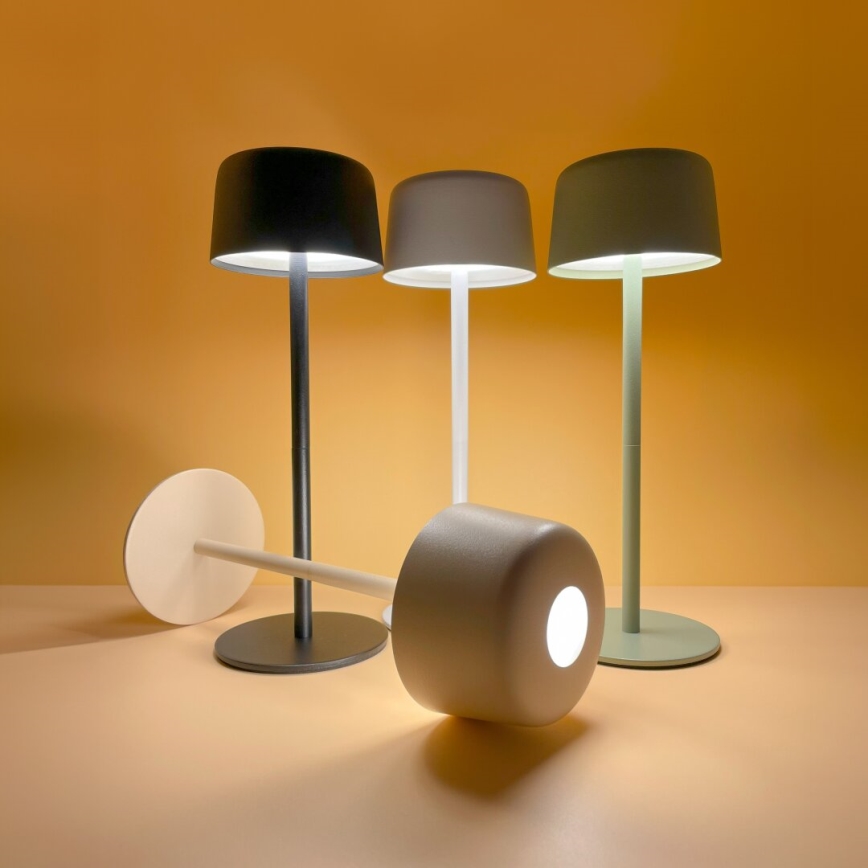 Zuma Line - LED Prigušiva punjiva stolna lampa LED/2W/1200 mAh IP44 crna
