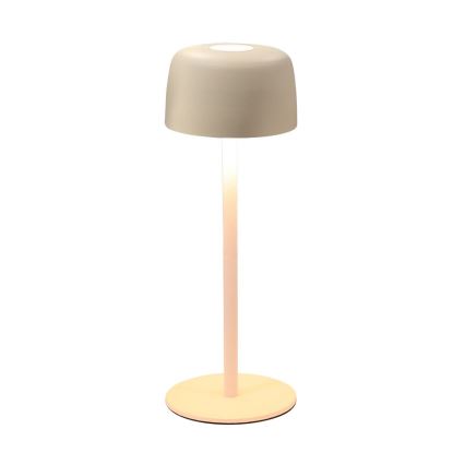 Zuma Line - LED Prigušiva punjiva stolna lampa LED/2W/1200 mAh IP44 krem