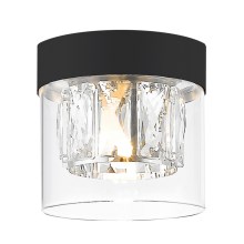 Zuma Line - Kristalna stropna svjetiljka 1xG9/28W/230V crna