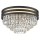 Zuma Line - Kristalna stropna svjetiljka 5xE14/40W/230V crna