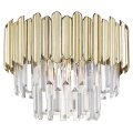 Zuma Line - Kristalna stropna svjetiljka 5xE14/40W/230V zlatna