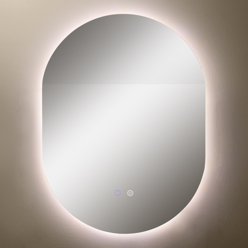 Zuma Line - LED Kupaonsko grijano zidno ogledalo s pozadinskim osvjetljenjem LED/24W/230V 3000/4000/6000K 70x50 cm IP44