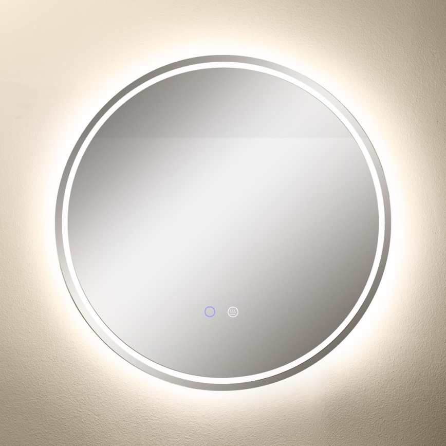 Zuma Line - LED Kupaonsko grijano zidno ogledalo s pozadinskim osvjetljenjem LED/24W/230V 3000/4000/6000K pr. 60 cm IP44