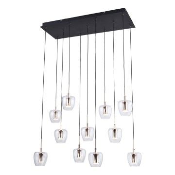 Zuma Line - LED luster na sajli 11xLED/3W/230V, crne boje