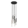 Zuma Line - LED Luster na sajli 9xLED/5W/230V crna/mesing