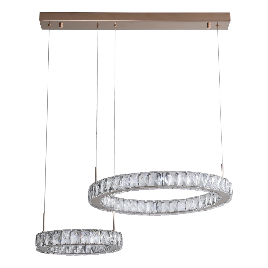 Zuma Line - LED luster na sajli LED/36W/230V rosé zlato