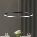 Zuma Line - LED Luster na sajli LED/40W/230V 3000/4000/6000K pr. 90 cm crna