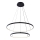Zuma Line - LED Luster na sajli LED/50W/230V 3000/4000/6000K pr. 60 cm crna