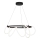 Zuma Line - LED Luster na sajli LED/58W/230V 3000/4000/6000K crna