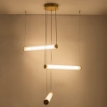 Zuma Line - LED luster na sajli s mogućnošću prigušivanja LED/64W/230V 2700-6500K zlatna + daljinski upravljač