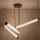 Zuma Line - LED luster na sajli s prigušivanjem LED/64W/230V 2700-6500K crna + daljinski upravljač