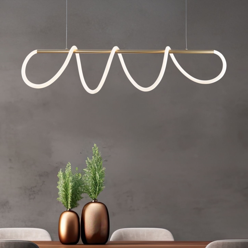 Zuma Line - LED luster na užetu LED/45W/230V 3000/4000/6000K zlatna