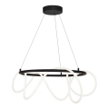 Zuma Line - LED luster na užetu LED/58W/230V 3000/4000/6000K crna