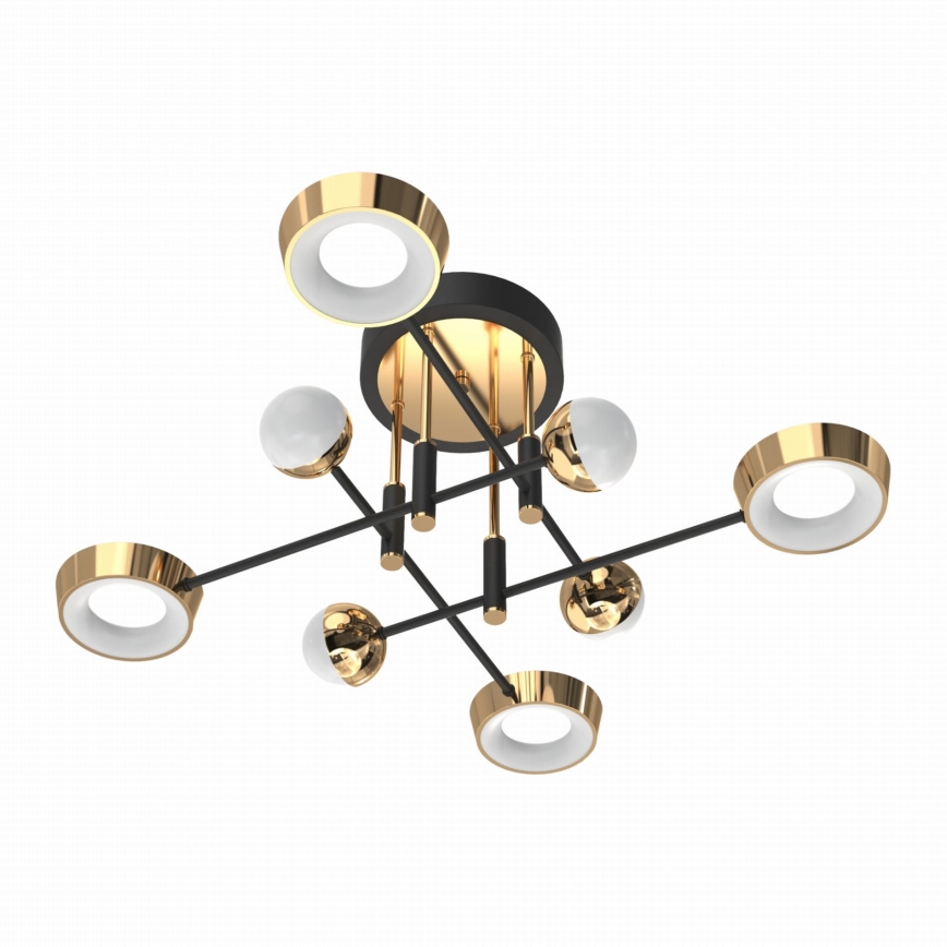 Zuma Line - LED plafonski luster s prigušivanjem LED/60W/230V zlatna/crna