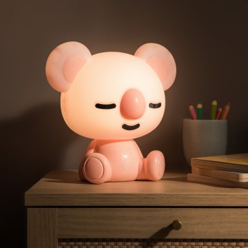Zuma Line - LED Prigušiva dječja dodirna stolna lampa LED/3W/230V koala ružičasta