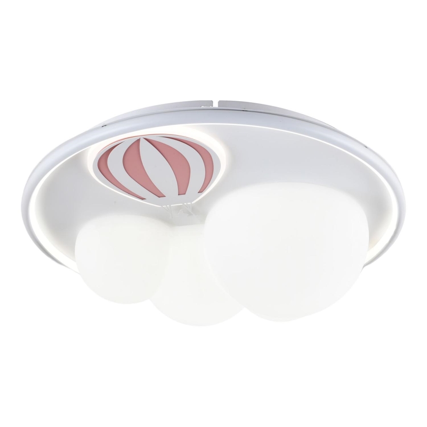 Zuma Line - LED Prigušiva dječja stropna svjetiljka LED/42W/230V 3000/5700K ružičasta
