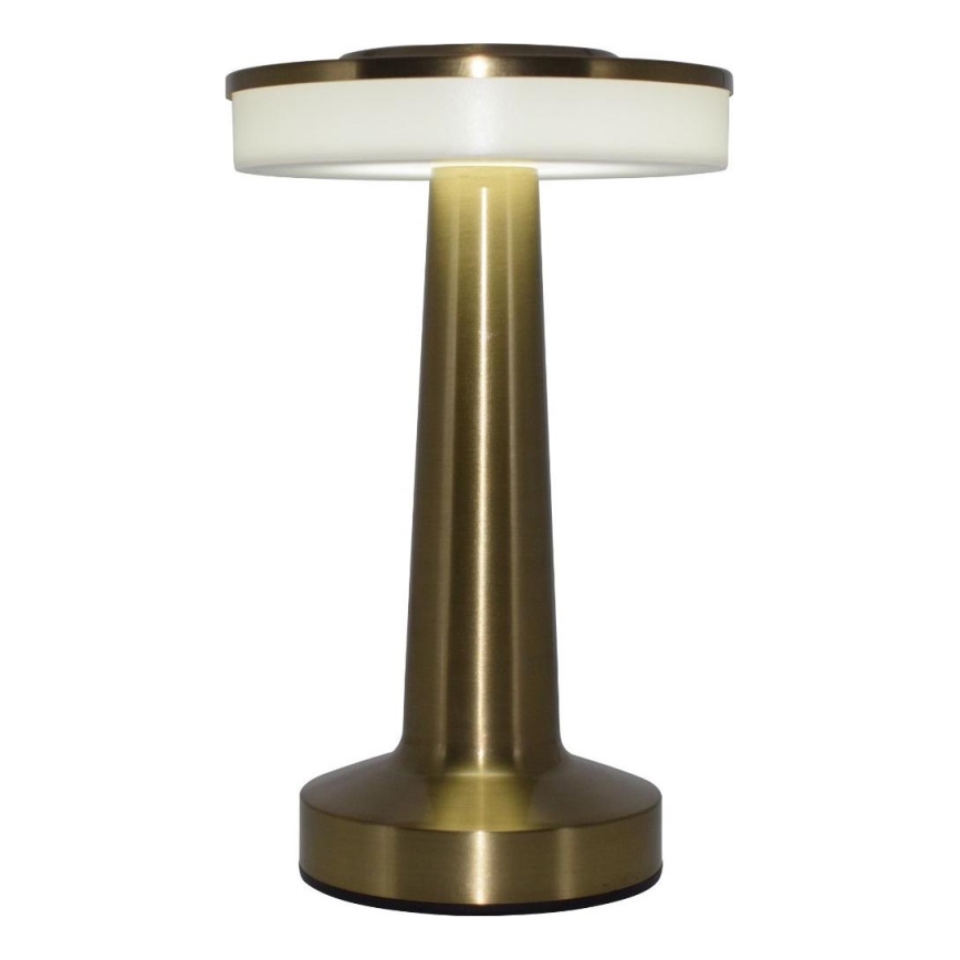Zuma Line - LED Prigušiva punjiva stolna lampa LED/2,5W/1200 mAh 3000/4000/6000K zlatna