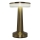 Zuma Line - LED Prigušiva punjiva stolna lampa LED/2,5W/1200 mAh 3000/4000/6000K zlatna