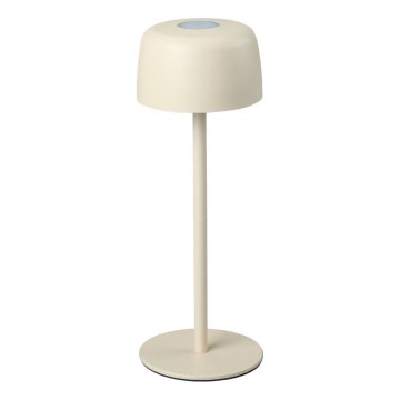 Zuma Line - LED Prigušiva punjiva stolna lampa LED/2W/1200 mAh IP44 krem