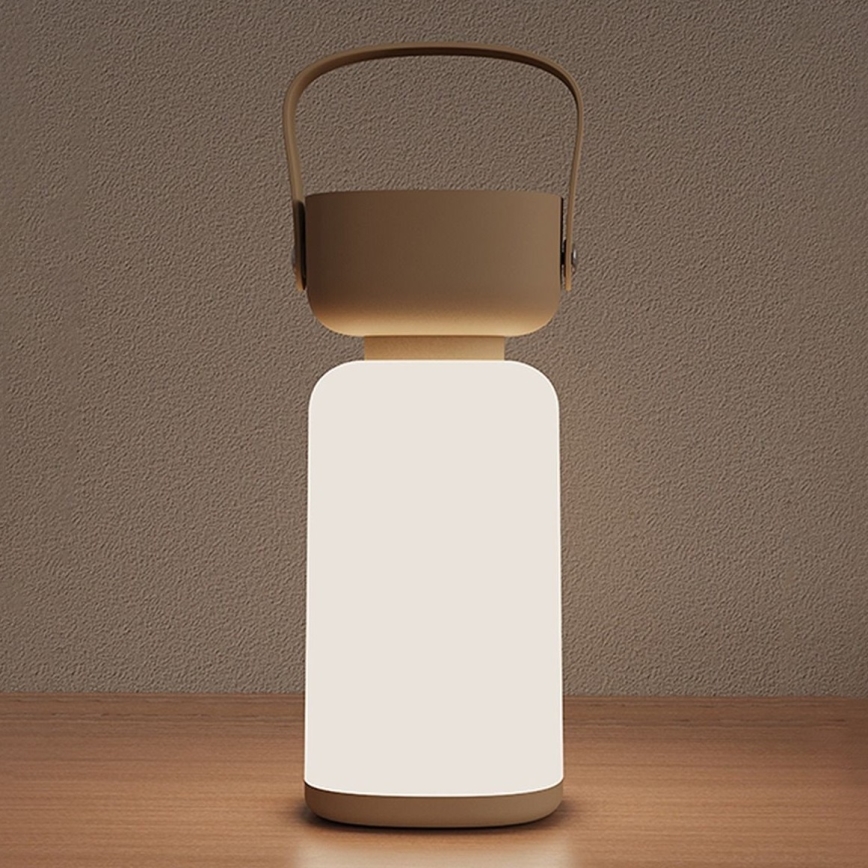Zuma Line - LED Prigušiva punjiva stolna lampa LED/3W/1200 mAh 3000/4000/6500K IP44 smeđa