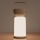 Zuma Line - LED Prigušiva punjiva stolna lampa LED/3W/1200 mAh 3000/4000/6500K IP44 smeđa