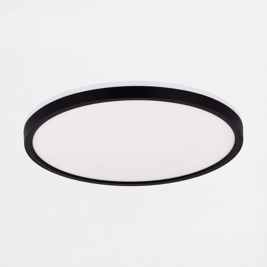 Zuma Line - LED Prigušiva stropna svjetiljka LED/26,5W/230V + LED/6,5W 3000/4000/5500K pr. 32 cm crna