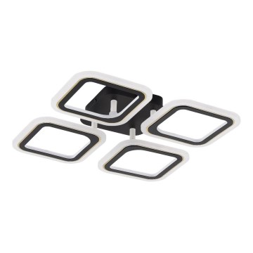 Zuma Line - LED Prigušiva stropna svjetiljka LED/30W/230V 3000-6000K crna + daljinski upravljač