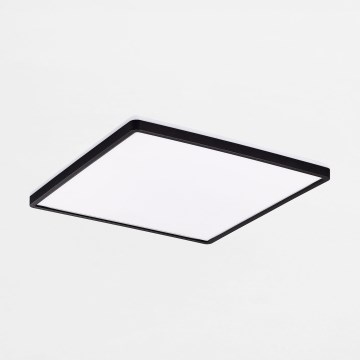 Zuma Line - LED Prigušiva stropna svjetiljka LED/38W/230V + LED/12W 3000/4000/5500K 40x40 cm crna