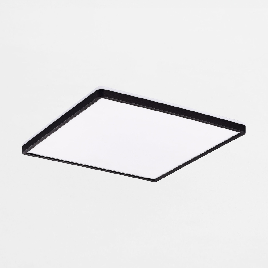 Zuma Line - LED Prigušiva stropna svjetiljka LED/38W/230V + LED/12W 3000/4000/5500K 40x40 cm crna