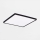 Zuma Line - LED Prigušiva stropna svjetiljka LED/38W/230V + LED/12W 3000/4000/5500K 40x40 cm crna