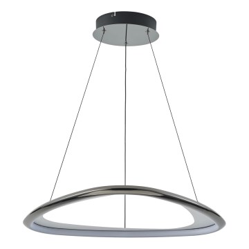 Zuma Line - LED prigušivački luster na užetu LED/34W/230V 3000K crni sjajni krom