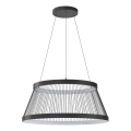 Zuma Line - LED prigušivački luster na užetu LED/53W/230V 2700-6000K crna + daljinski upravljač