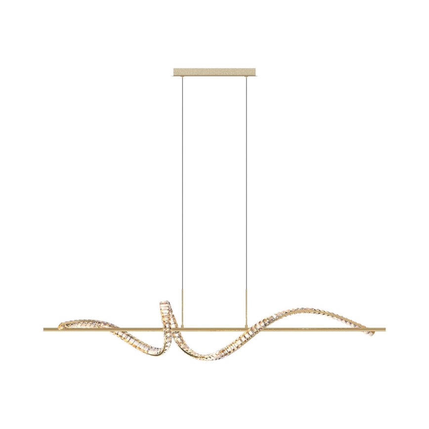 Zuma Line - LED prigušivi kristalni luster na užetu LED/24,5W/230V 2700-6000K + daljinski upravljač