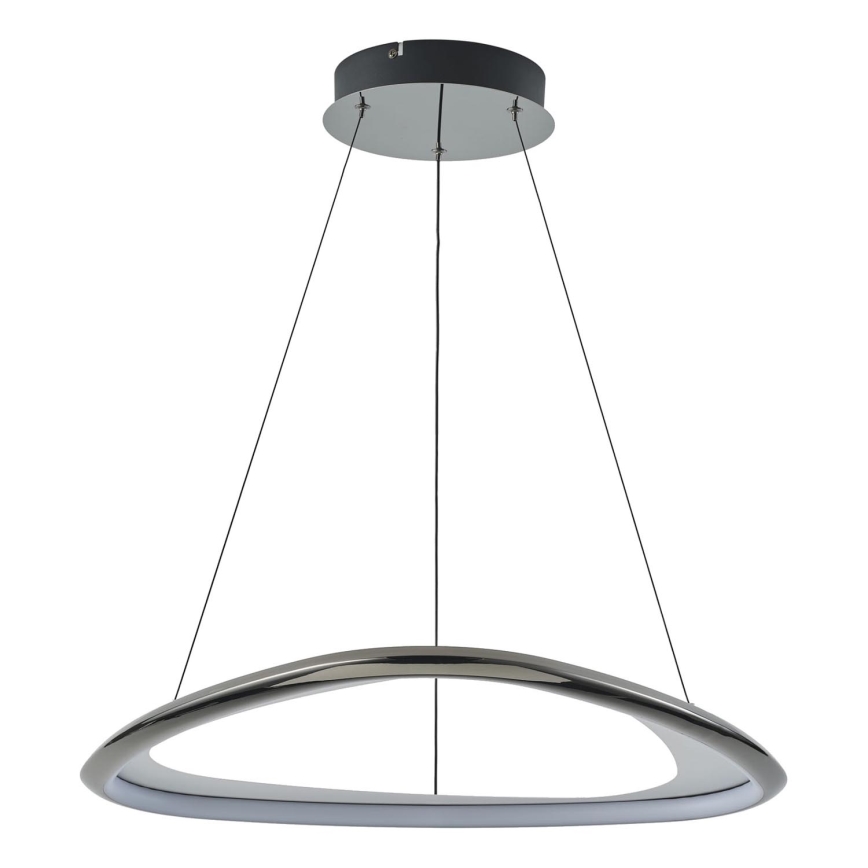 Zuma Line - LED Prigušivi luster na sajli LED/34W/230V 3000K crni sjajni krom