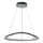 Zuma Line - LED Prigušivi luster na sajli LED/34W/230V 3000K crni sjajni krom