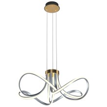 Zuma Line - LED Prigušivi luster na sajli LED/45W/230V siva/zlatna