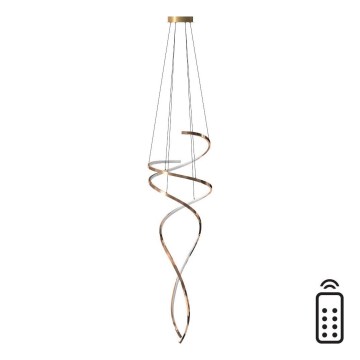 Zuma Line - LED Prigušivi luster na sajli LED/68W/230V 3000/4000/6000K rose gold + daljinski upravljač