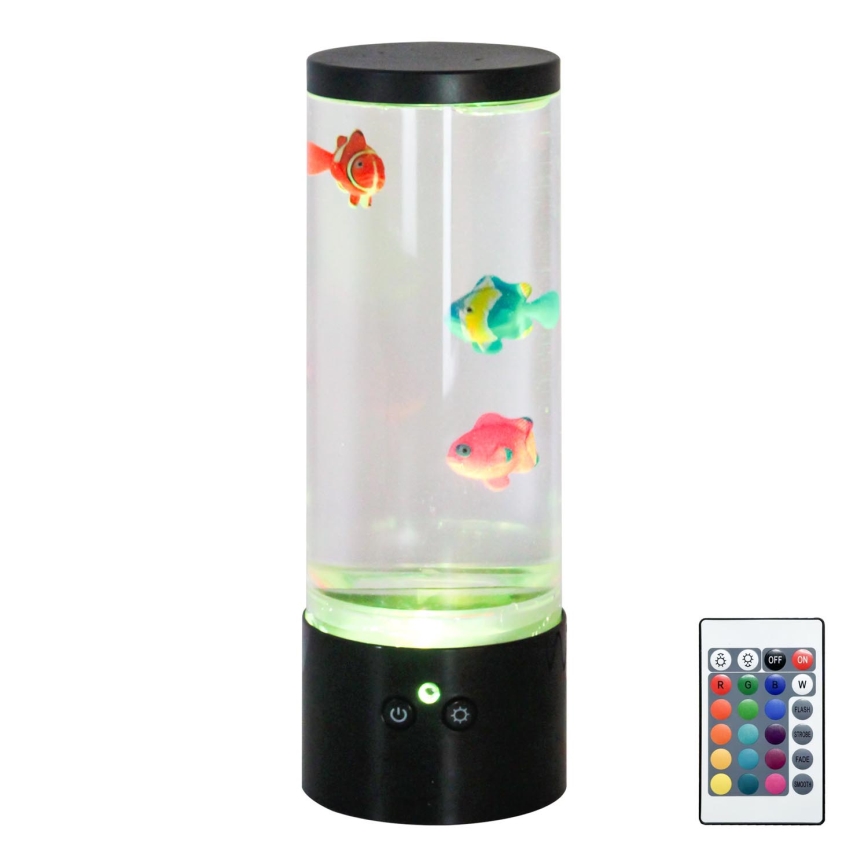 Zuma Line - LED RGB Prigušiva stolna lampa LED/1W/5V/3xAA + daljinski upravljač