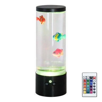Zuma Line - LED RGB stolna lampa s mogućnošću prigušivanja LED/1W/5V/3xAA + daljinski upravljač