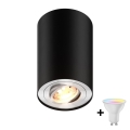 Zuma Line - LED RGBW prigušiva spot svjetiljka 1xGU10/4,8W/230V crna + daljinski upravljač