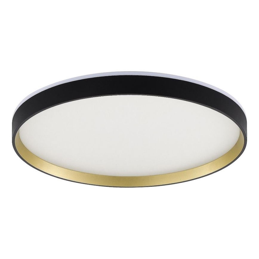 Zuma Line - LED RGBW Prigušiva stropna svjetiljka za kupaonicu LED/32W/230V + LED/8W 3000-6000K IP44 crna/zlatna + daljinski upravljač