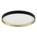 Zuma Line - LED RGBW stropna svjetiljka s prigušivanjem LED/32W/230V + LED/8W 3000-6000K crna/zlatna + daljinski upravljač